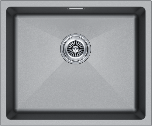 Кухонная мойка Paulmark LUMI 55UNI LU55-GRM 45х55 цвет серый